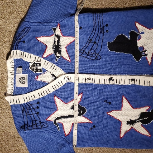 NWT! Vinnys Storybook Knits music to my ears sweater - Picture 8 of 9